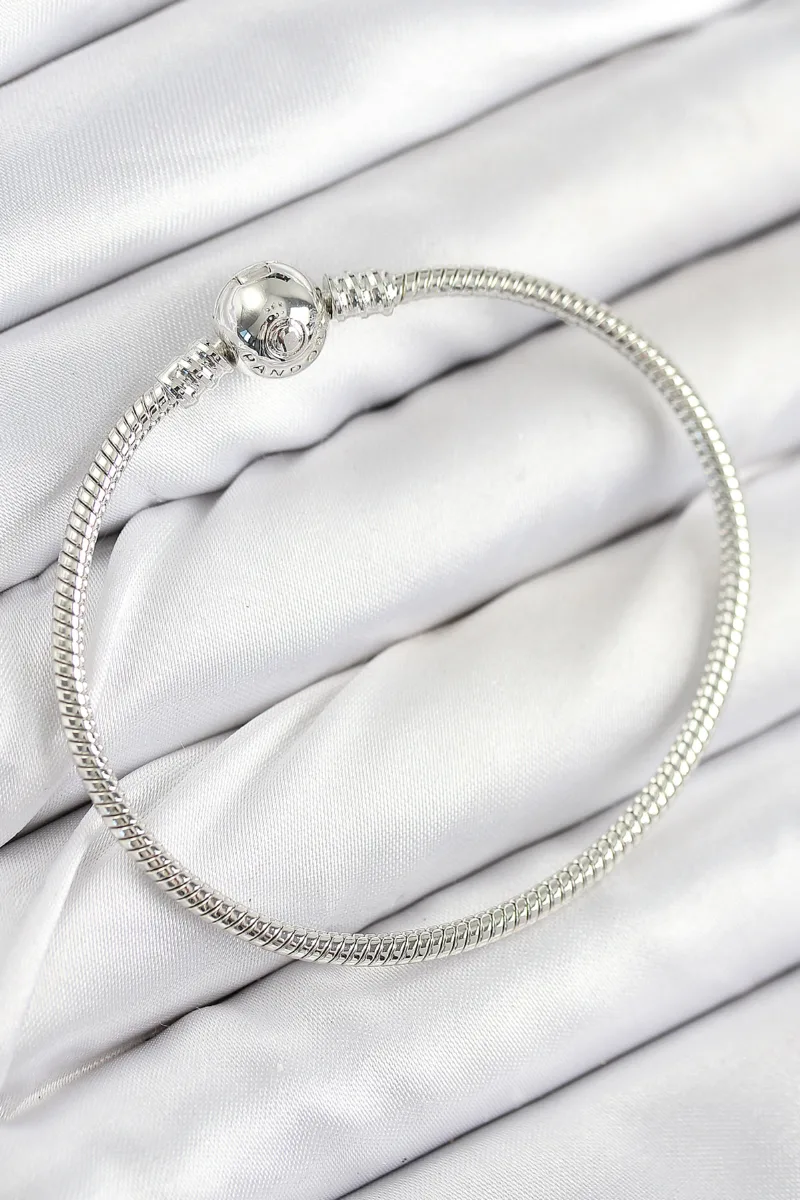 Topcuk Charm Detaylı Gümüş Bileklik