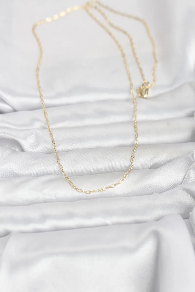 60 Cm Gold Renk Zincir Model Kolye